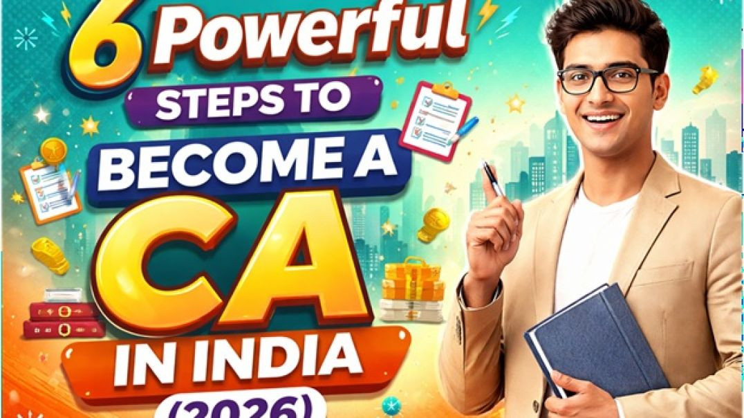 ⁣6 Powerful Steps To Become a CA in India
